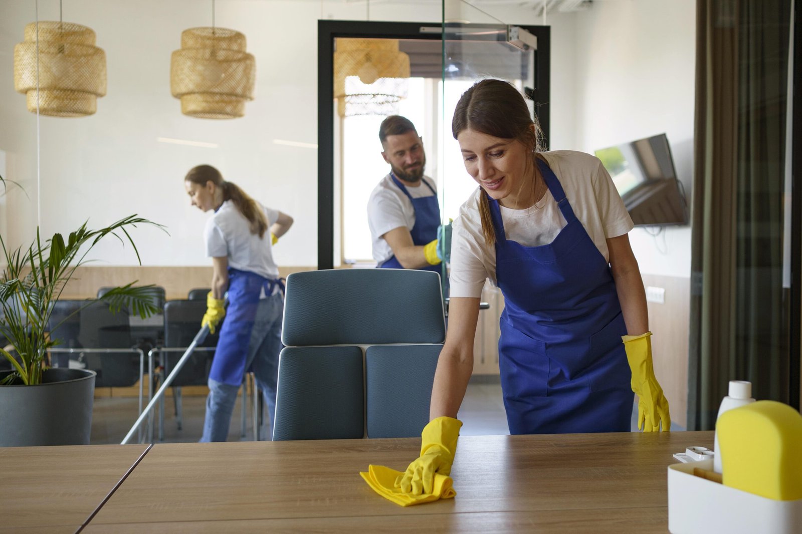 professional cleaning service people working together office 2 min scaled